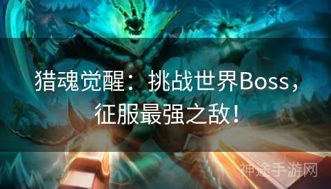 猎魂觉醒：挑战世界Boss，征服最强之敌！