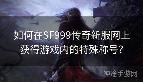 如何在SF999传奇新服网上获得游戏内的特殊称号？
