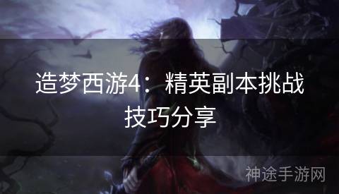 造梦西游4：精英副本挑战技巧分享