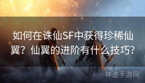 如何在诛仙SF中获得珍稀仙翼？仙翼的进阶有什么技巧？