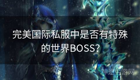 完美国际私服中是否有特殊的世界BOSS？