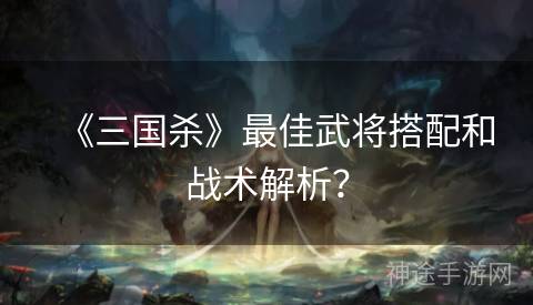 《三国杀》最佳武将搭配和战术解析？