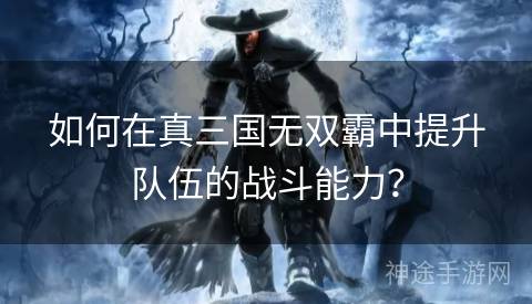 如何在真三国无双霸中提升队伍的战斗能力？