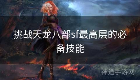 挑战天龙八部sf最高层的必备技能