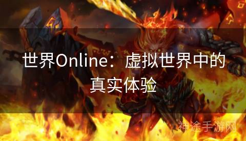 世界Online：虚拟世界中的真实体验