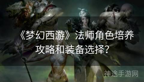 《梦幻西游》法师角色培养攻略和装备选择？