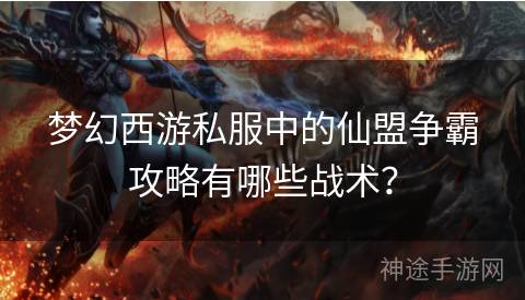 梦幻西游私服中的仙盟争霸攻略有哪些战术？