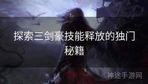 探索三剑豪技能释放的独门秘籍