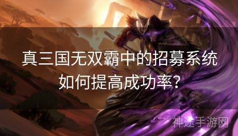 真三国无双霸中的招募系统如何提高成功率？