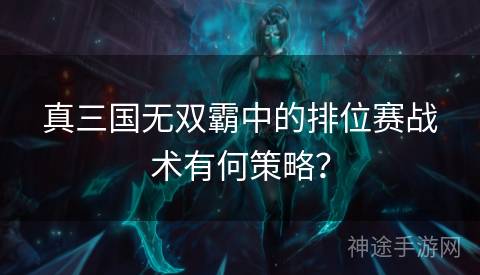 真三国无双霸中的排位赛战术有何策略？