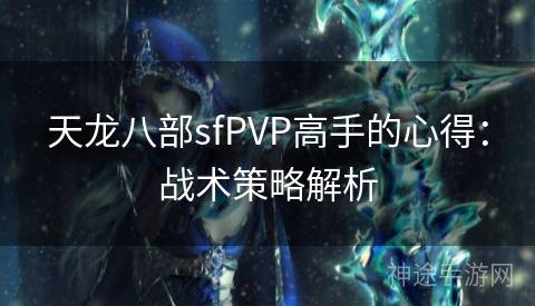 天龙八部sfPVP高手的心得：战术策略解析