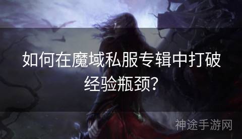 如何在魔域私服专辑中打破经验瓶颈？