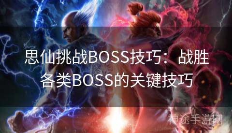 思仙挑战BOSS技巧：战胜各类BOSS的关键技巧