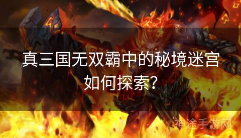 真三国无双霸中的秘境迷宫如何探索？