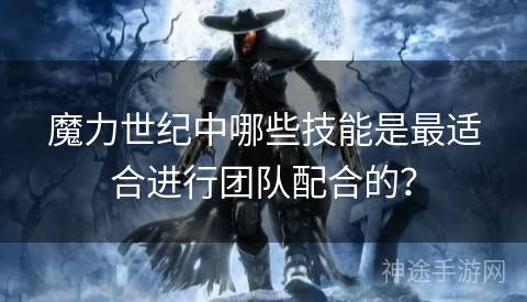 魔力世纪中哪些技能是最适合进行团队配合的？