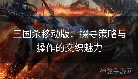 三国杀移动版：探寻策略与操作的交织魅力