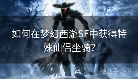 如何在梦幻西游SF中获得特殊仙侣坐骑？