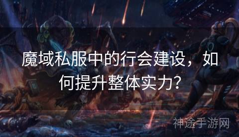 魔域私服中的行会建设，如何提升整体实力？