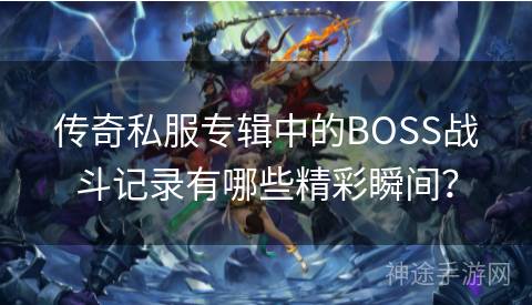 传奇私服专辑中的BOSS战斗记录有哪些精彩瞬间？